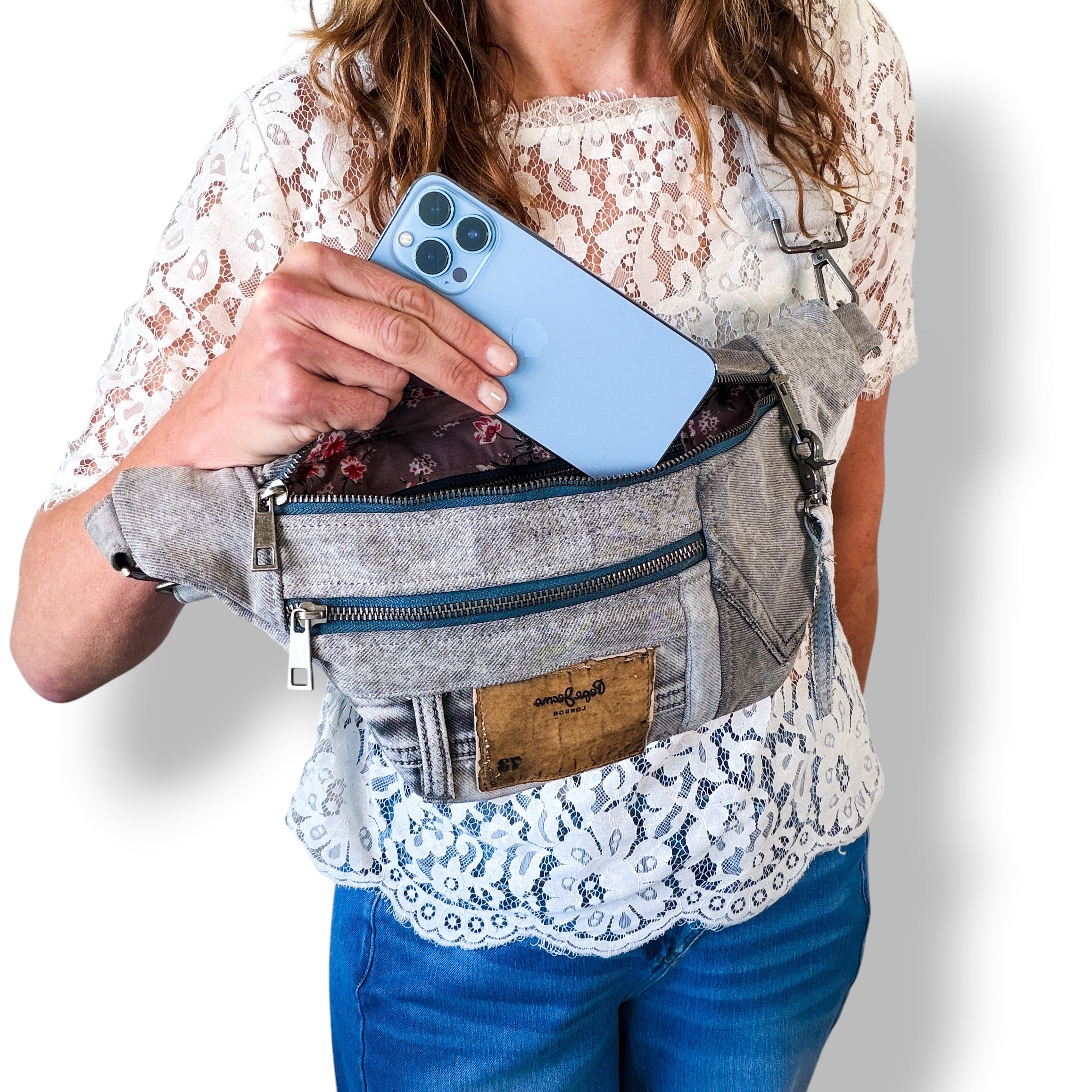 Denim Sling Bag