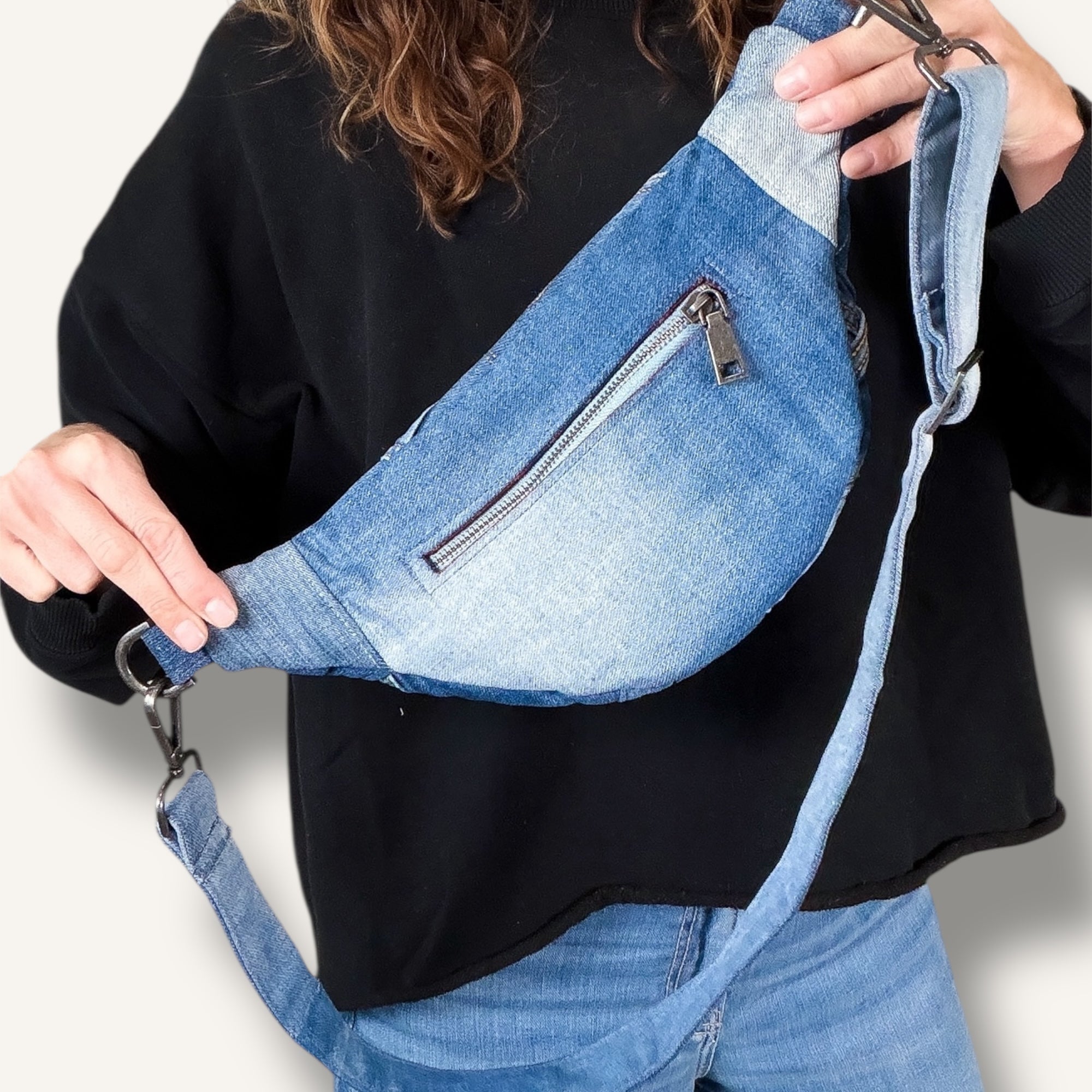 Denim Sling Bag