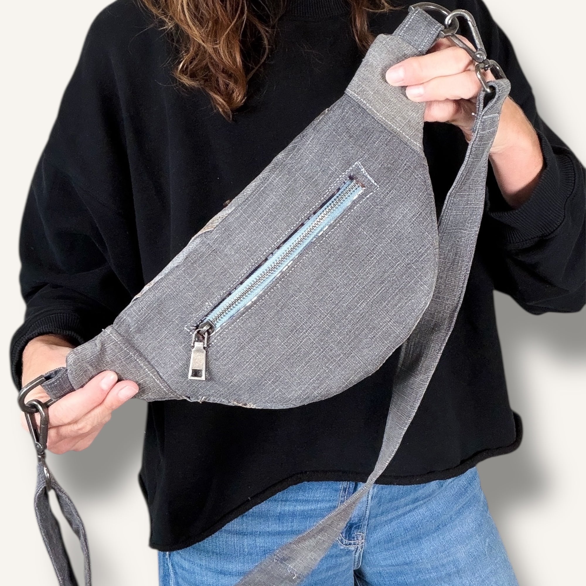 Denim Sling Bag