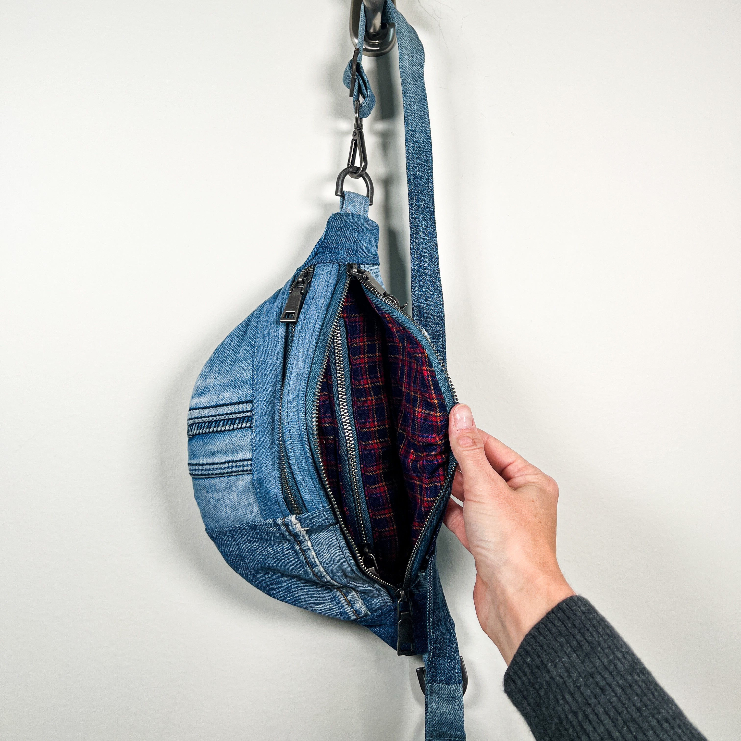 Denim Fanny Bag