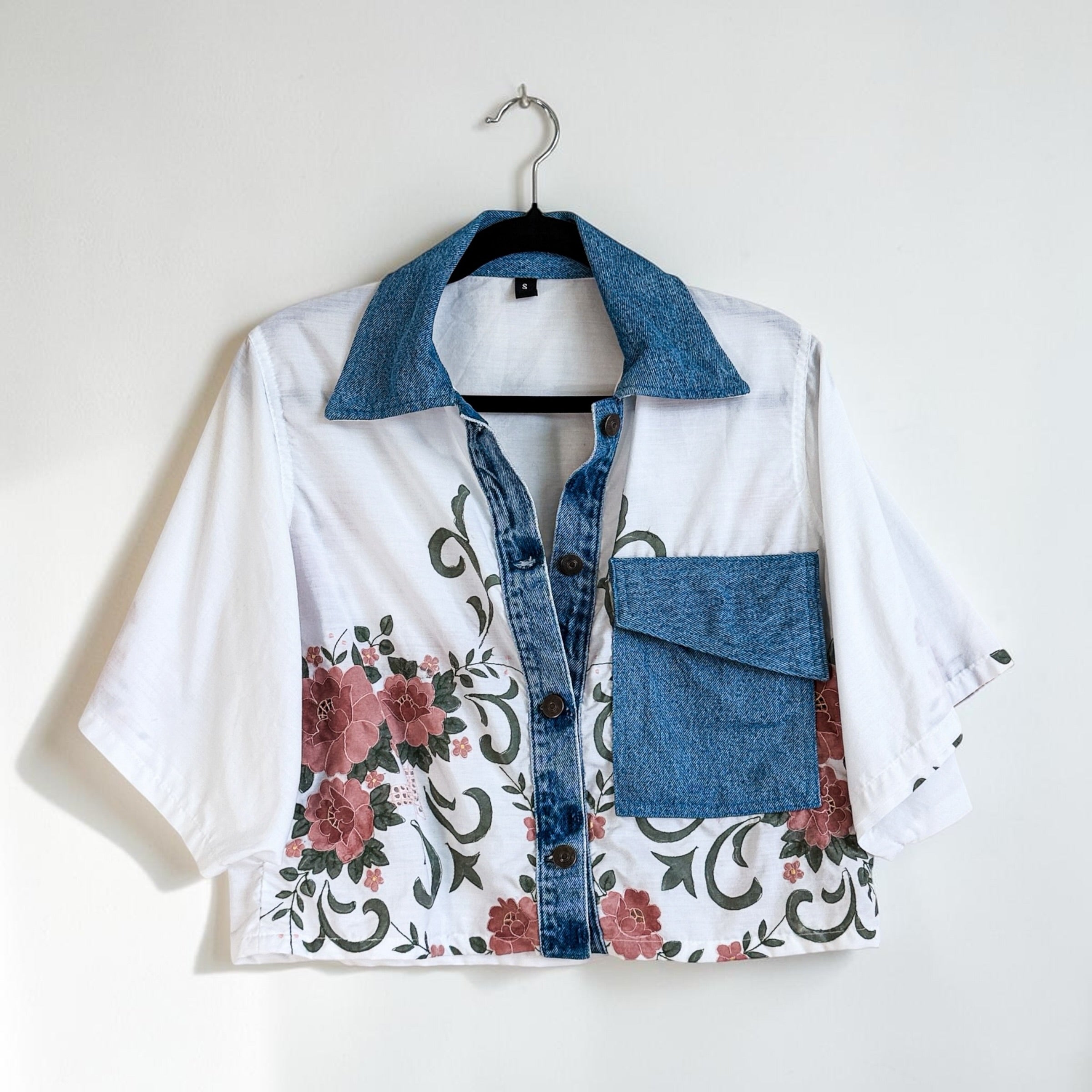Tablecloth Top + Denim - Small
