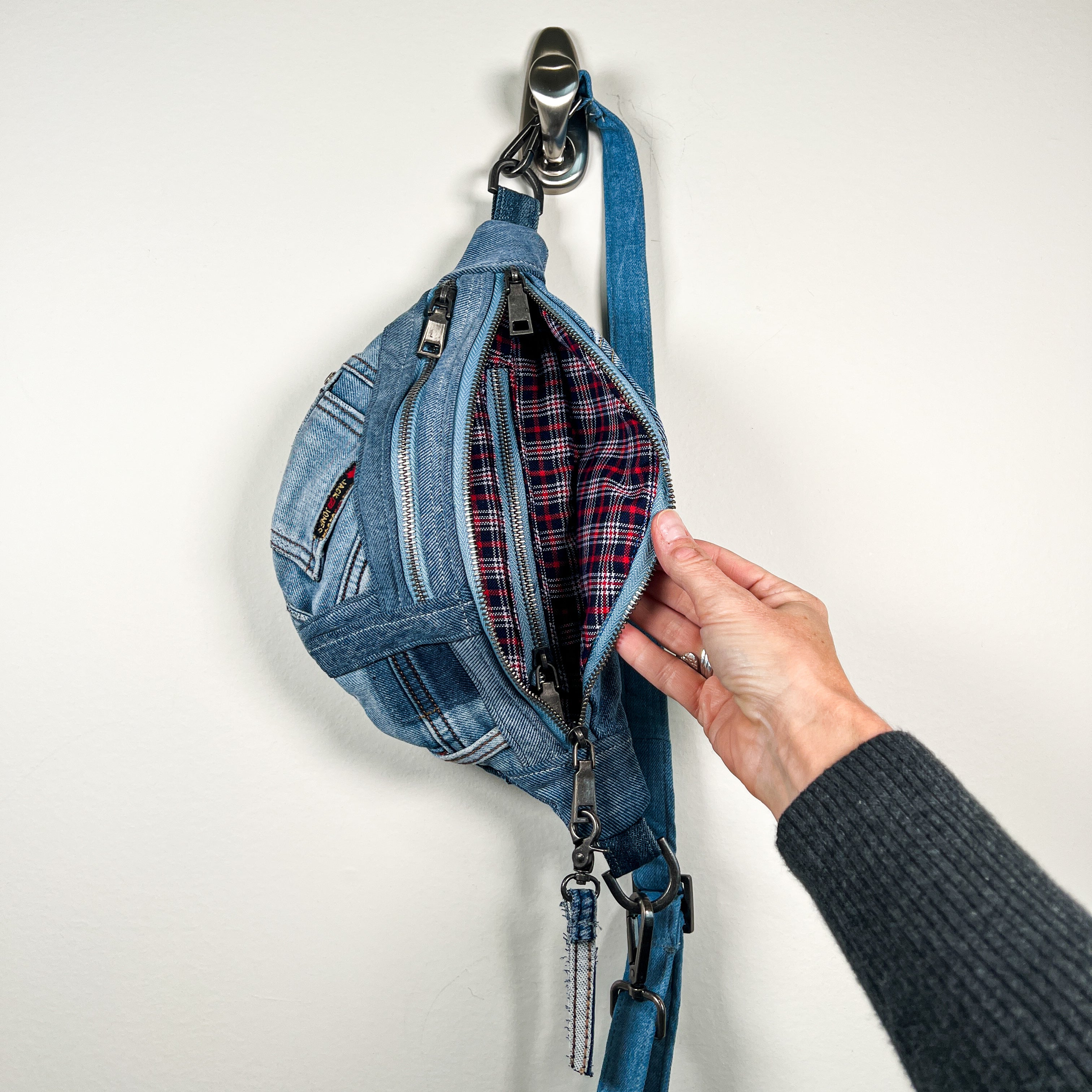 Denim Fanny Bag