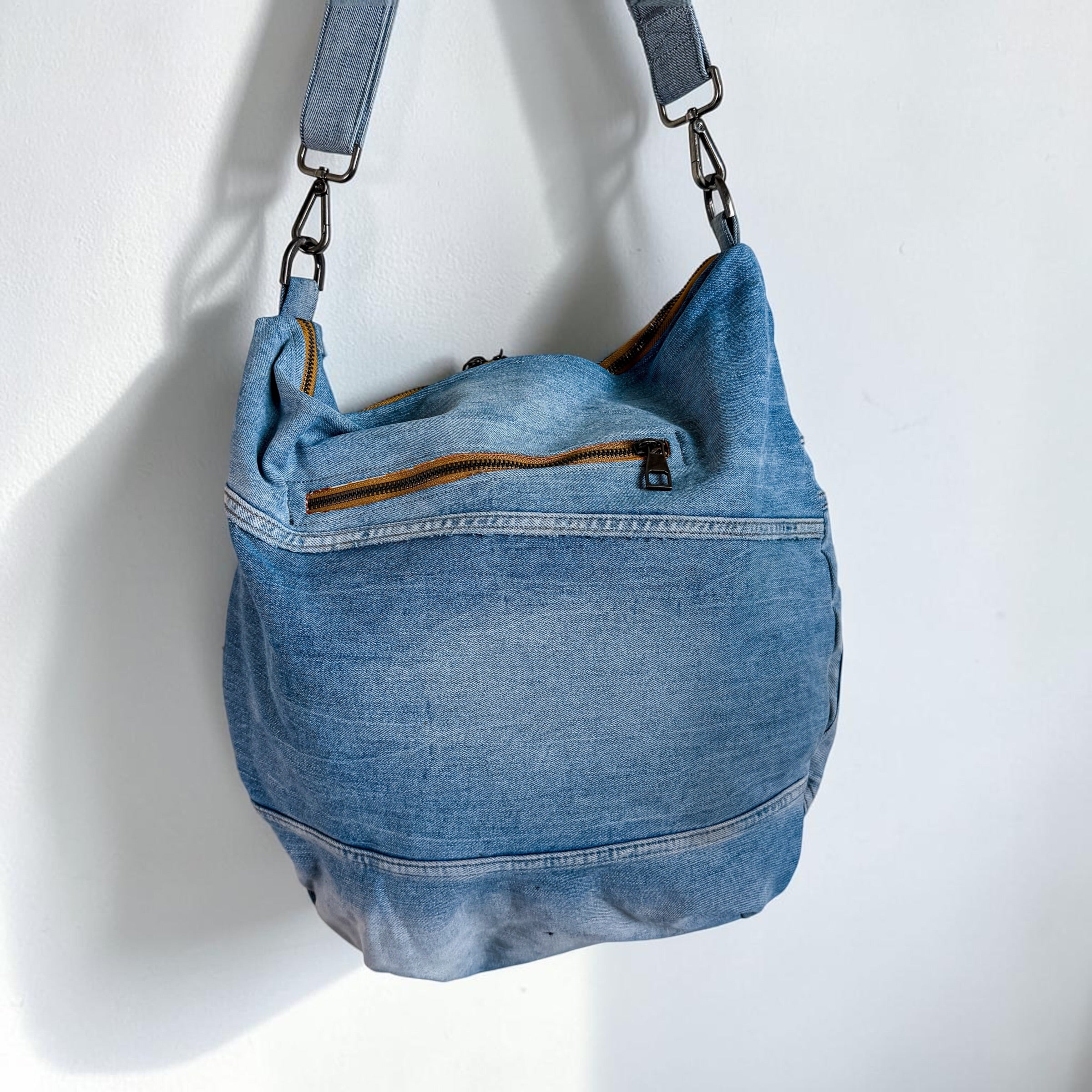 Denim Hippie Bag - XL