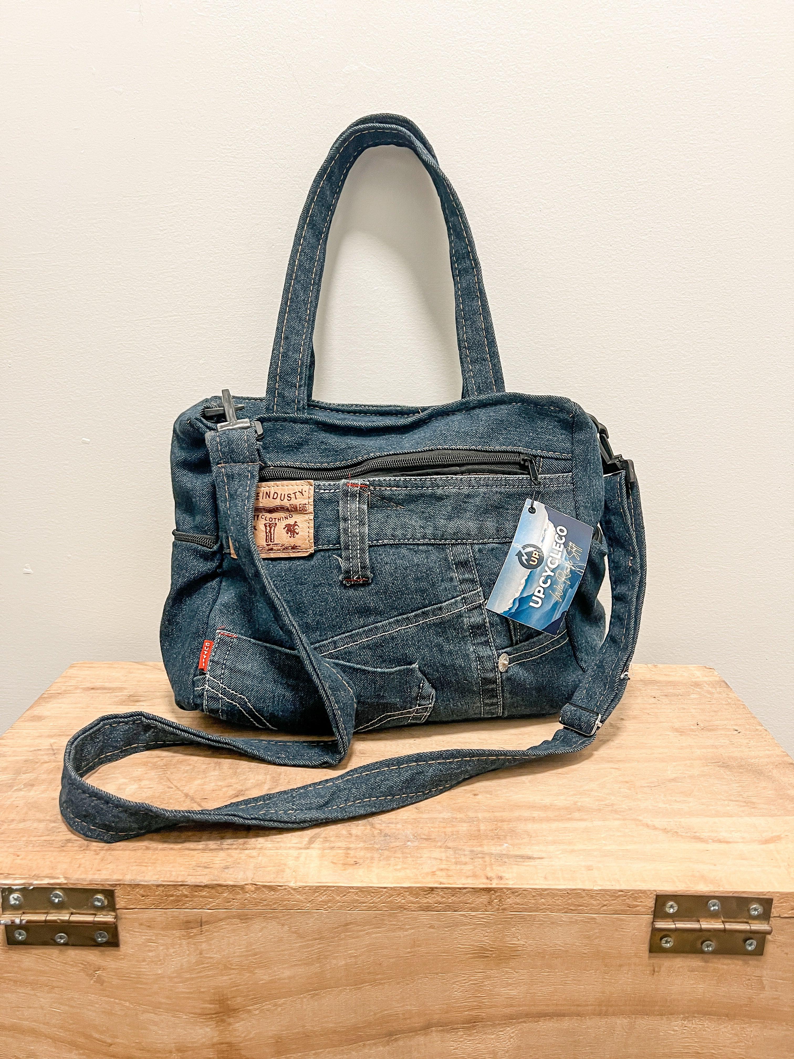 Upcycle Jean Bag Should Bag + Crossbody Bag
