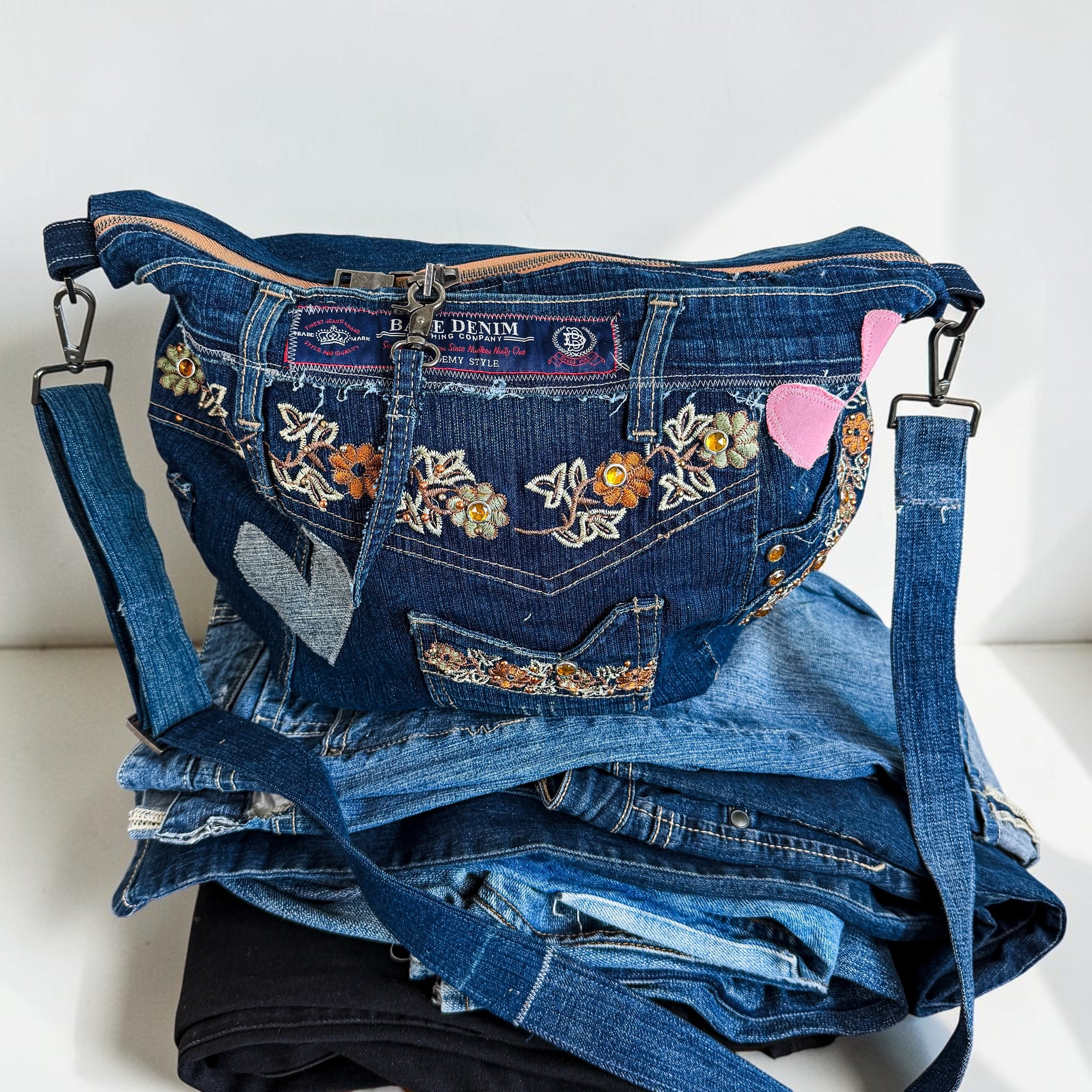 Denim Hippie Bag
