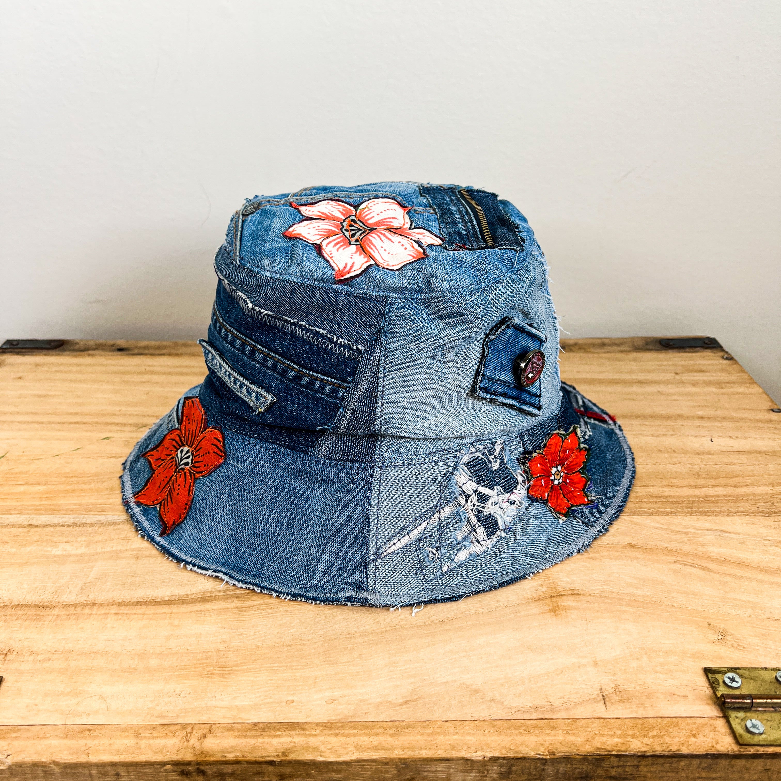 Denim Bucket Hat - Medium