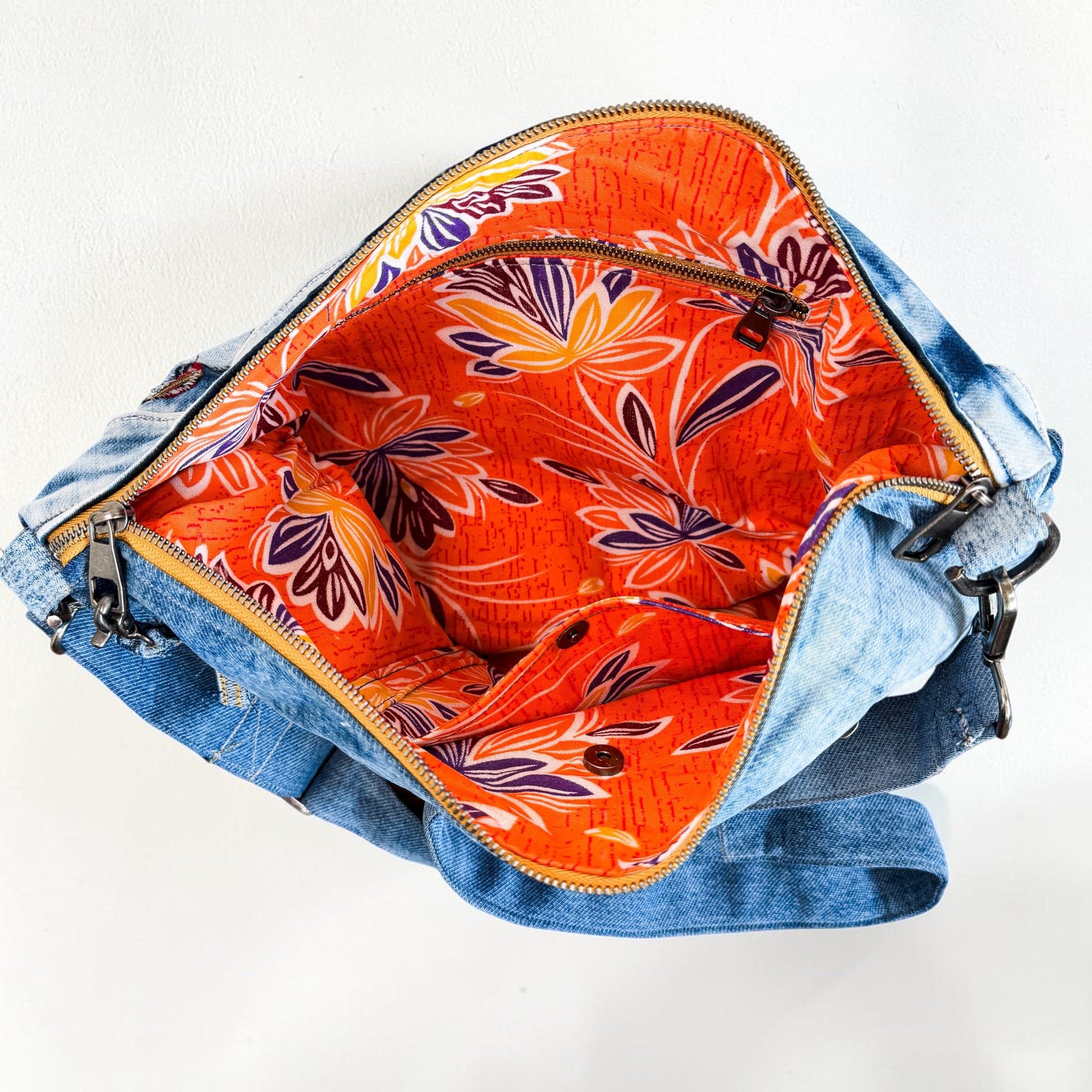 Denim Hippie Bag