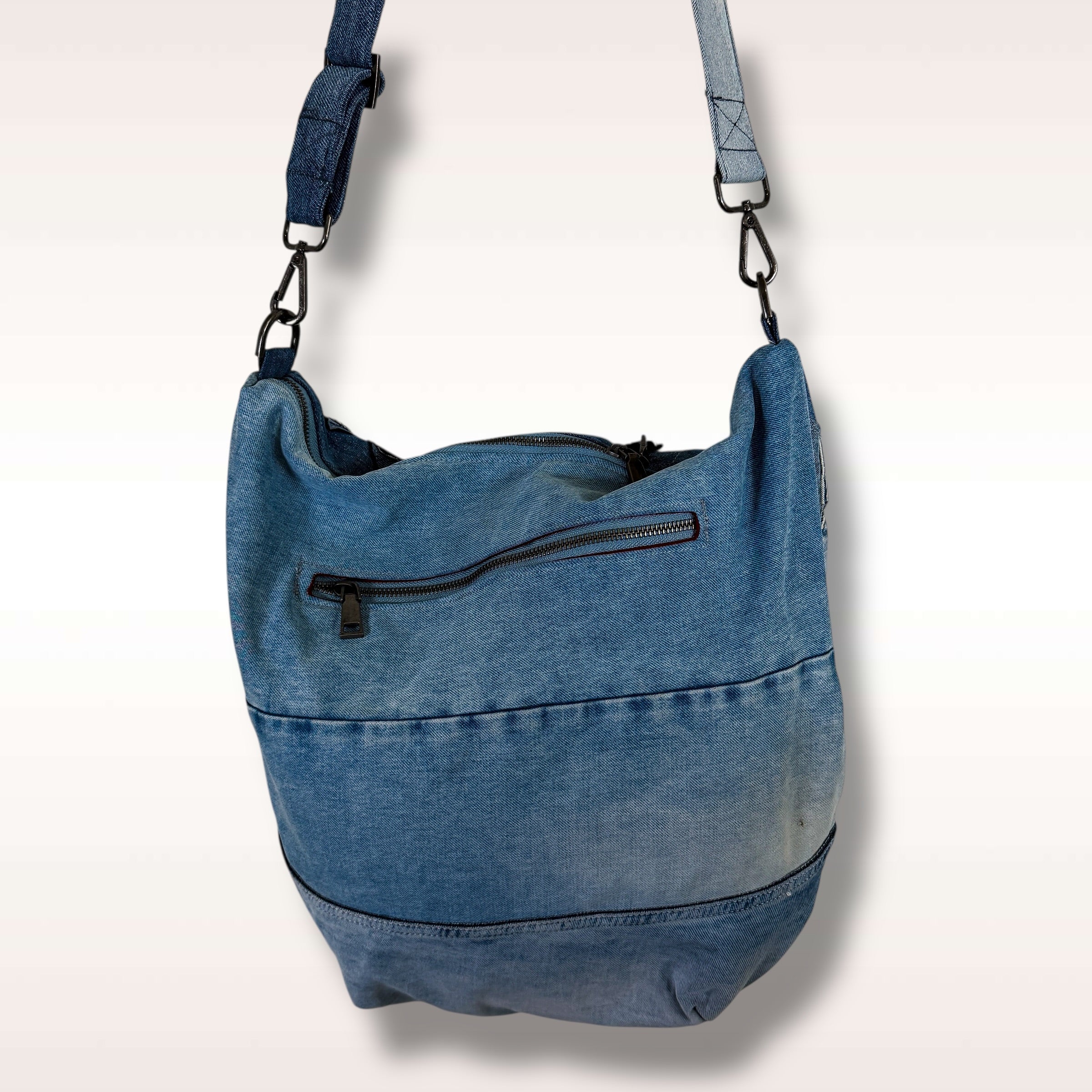 Denim Hippie Bag - XL