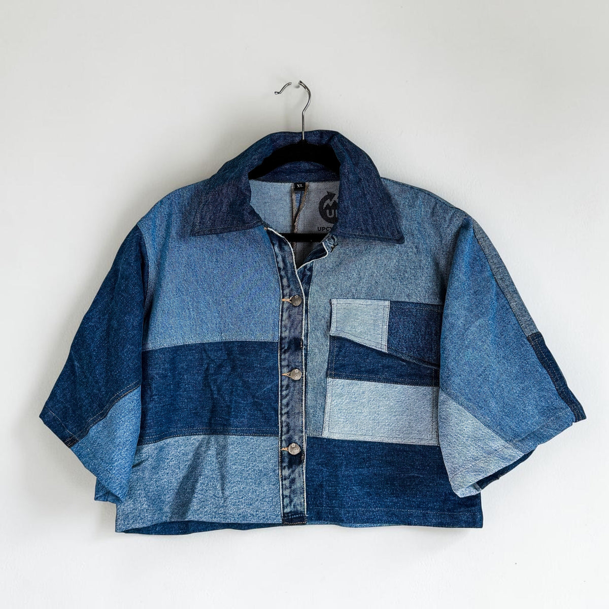 Denim Crop Jacket - XL