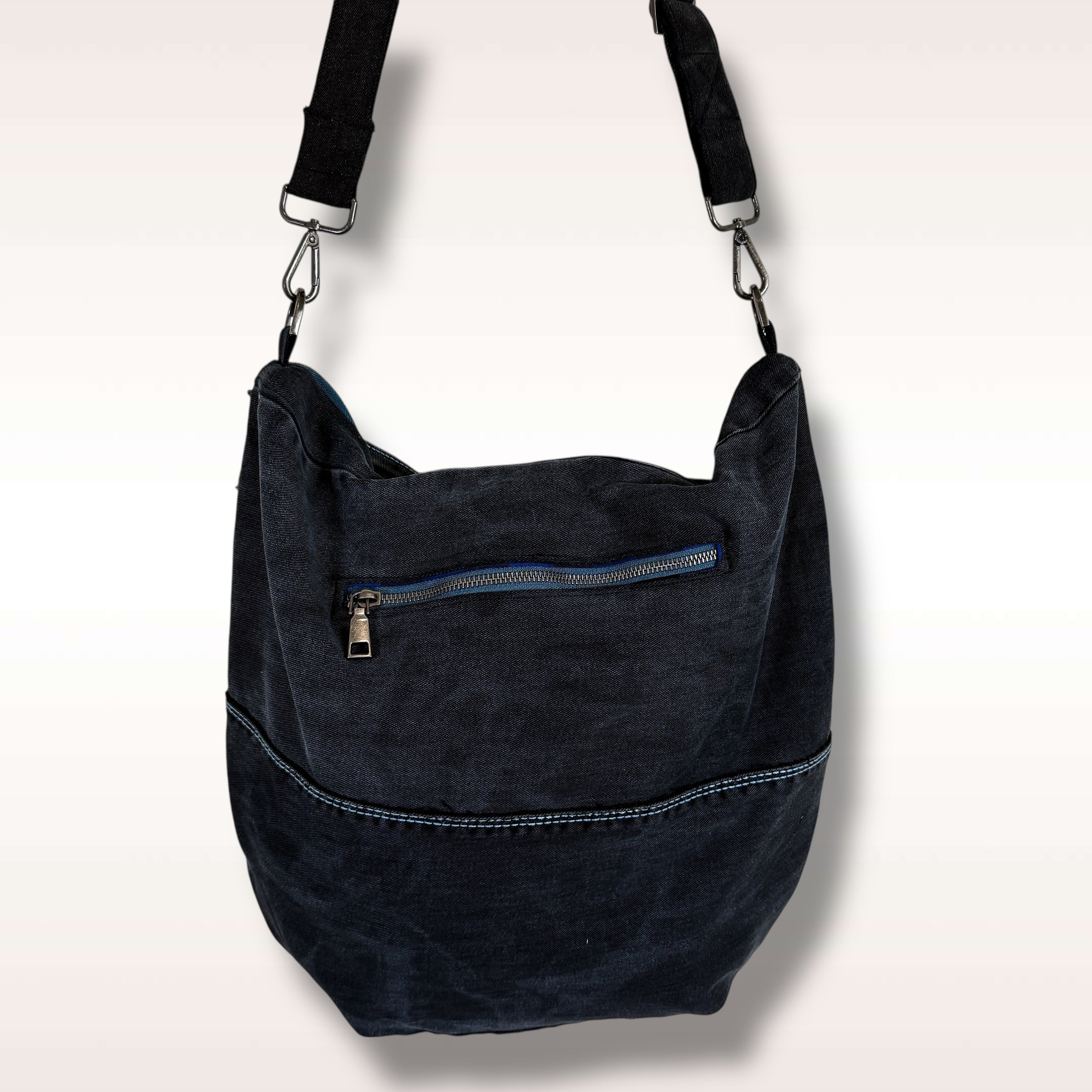 Denim Hippie Bag - XL