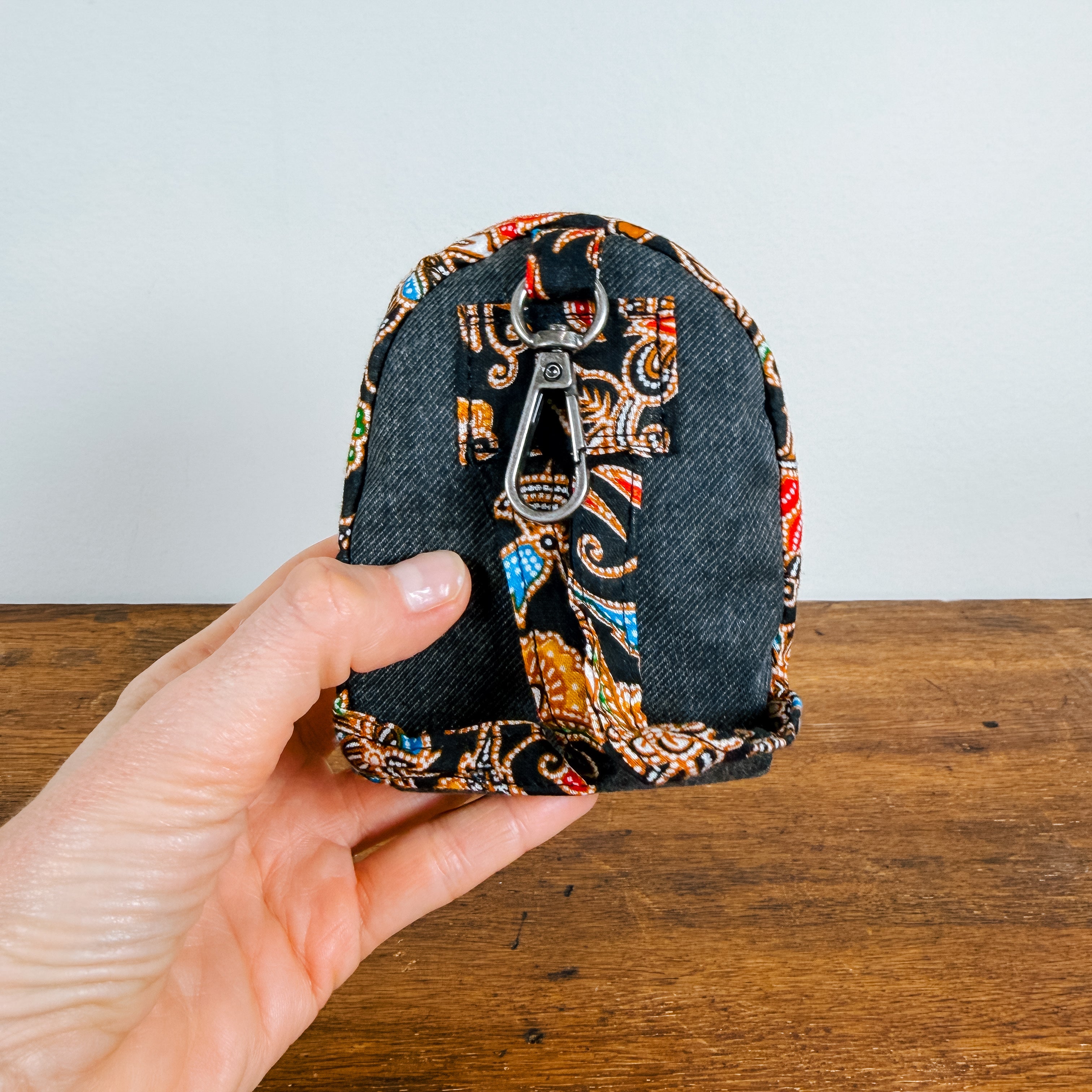 Upcycled Mini Backpack Pouch