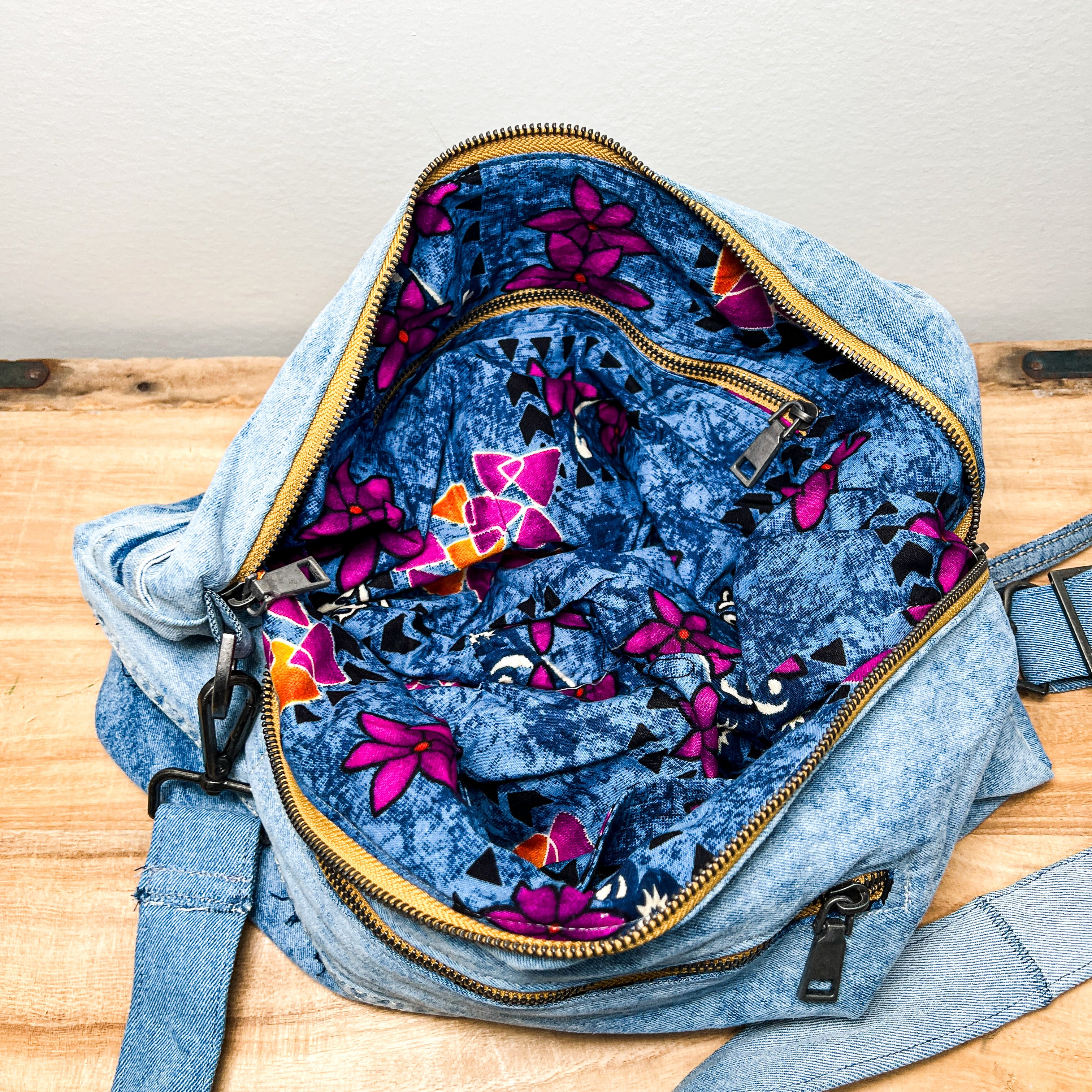 Denim Hippie Bag