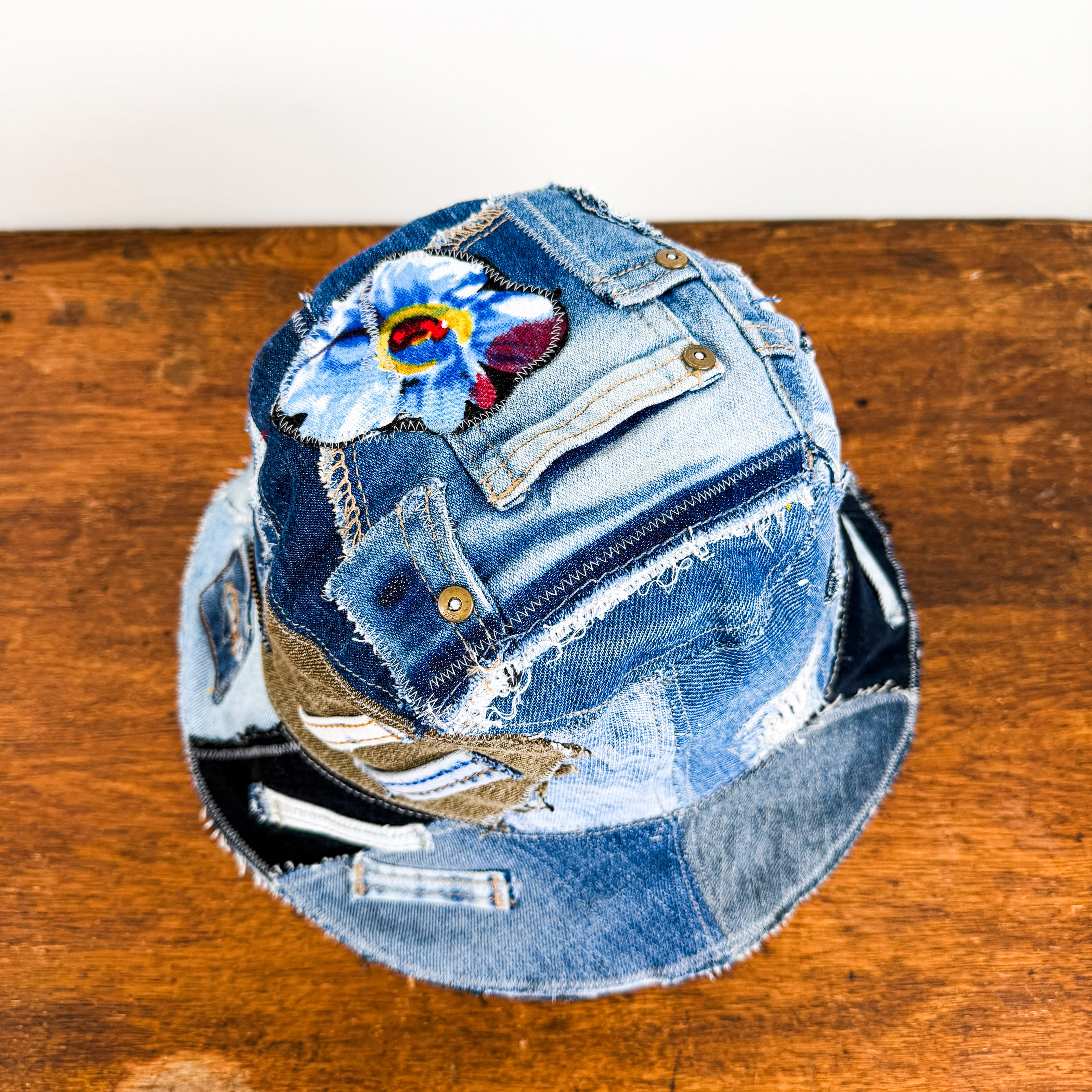 Denim Bucket Hat - Large