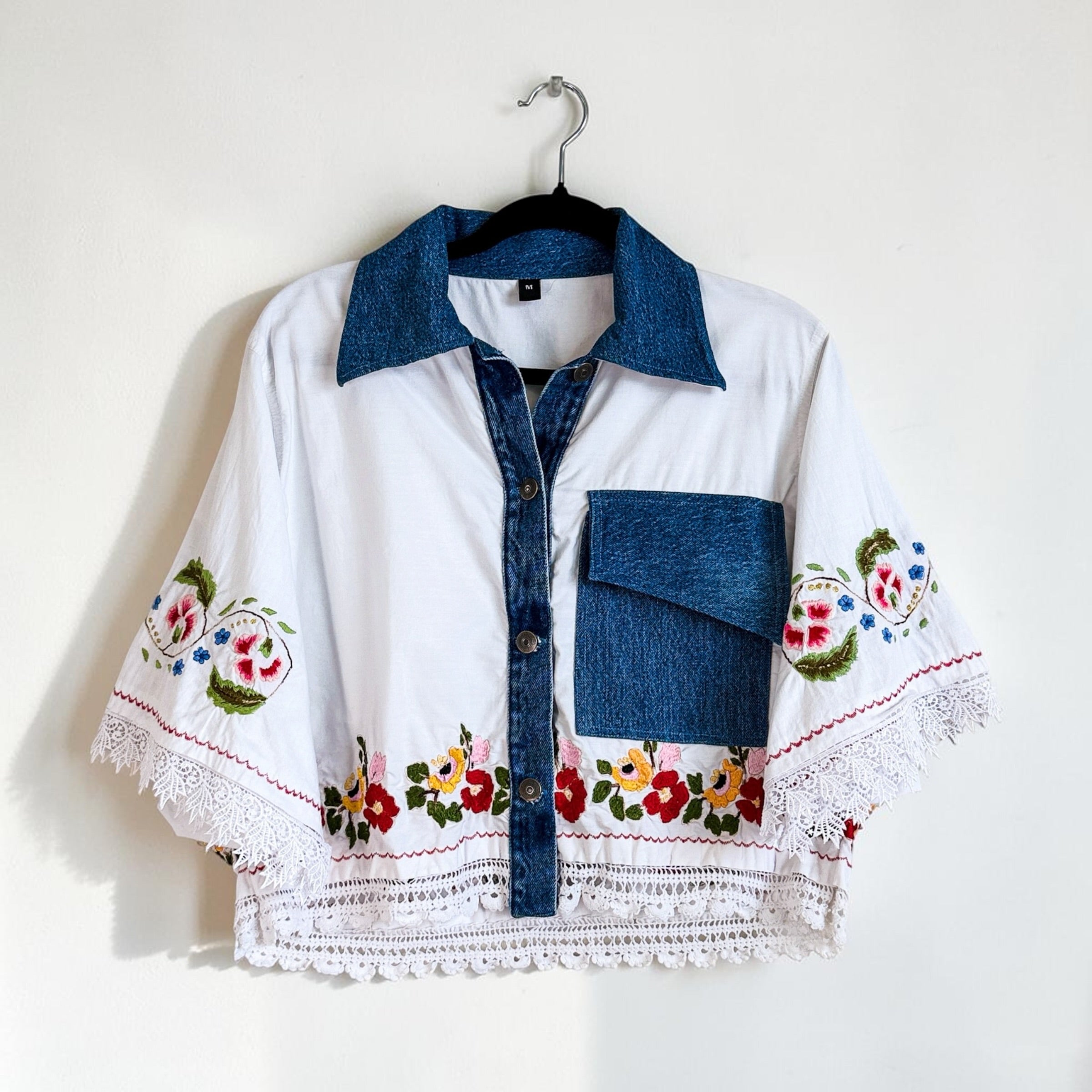 Tablecloth Top + Denim - Medium