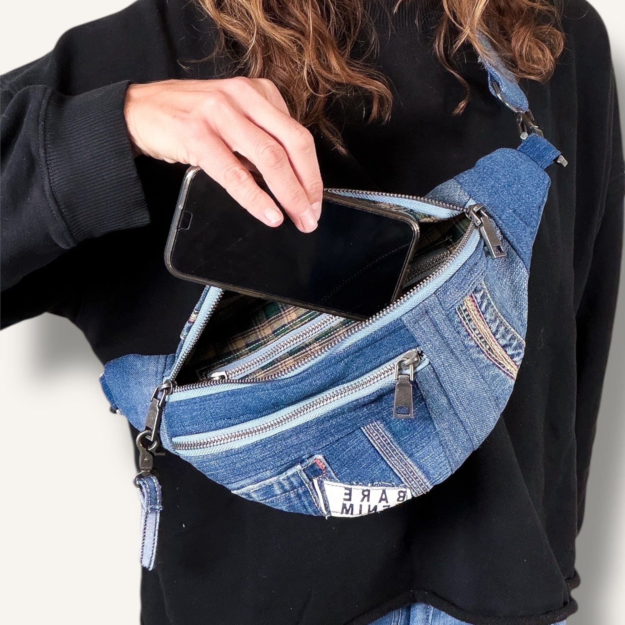 Denim Sling Bag