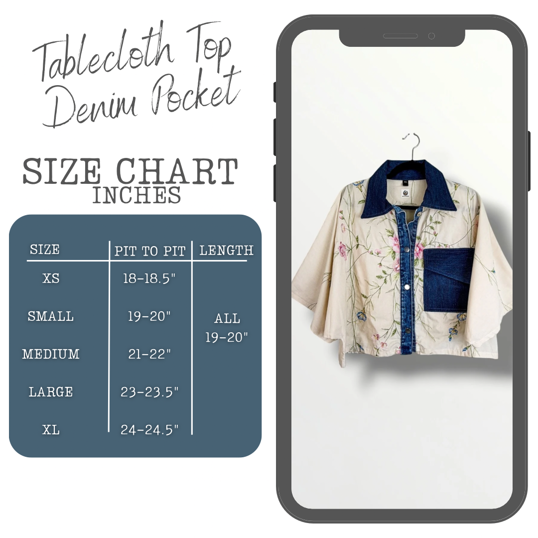 Tablecloth Top + Denim - Large
