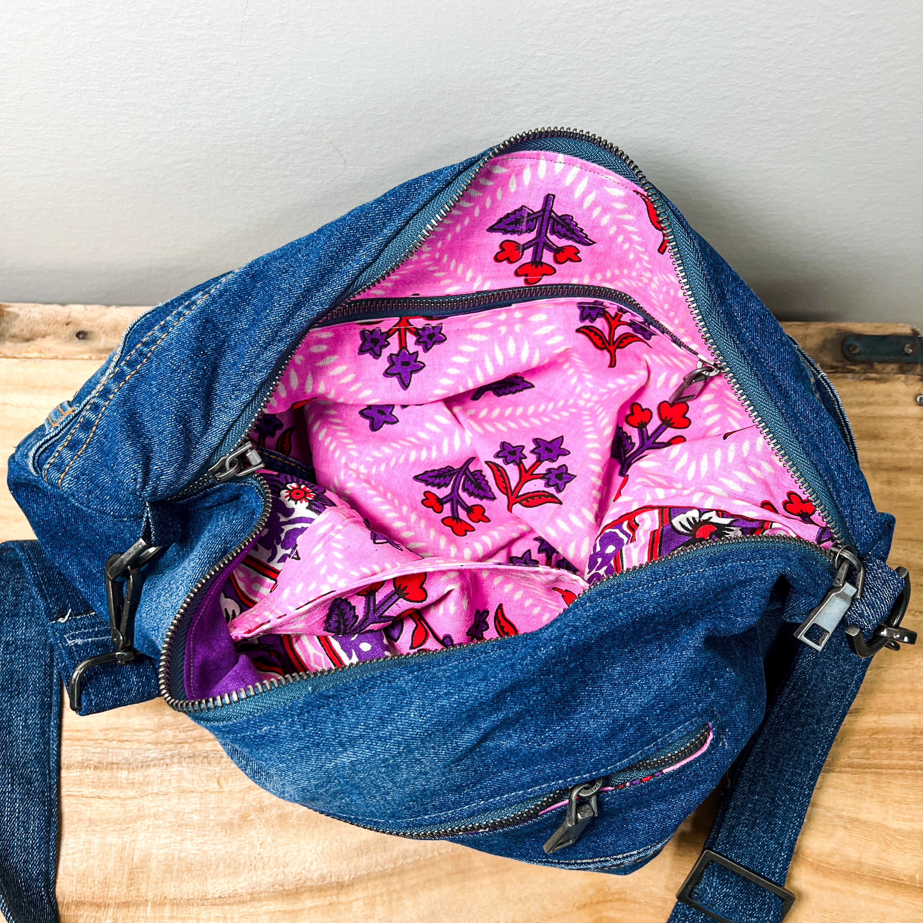 Denim Hippie Bag
