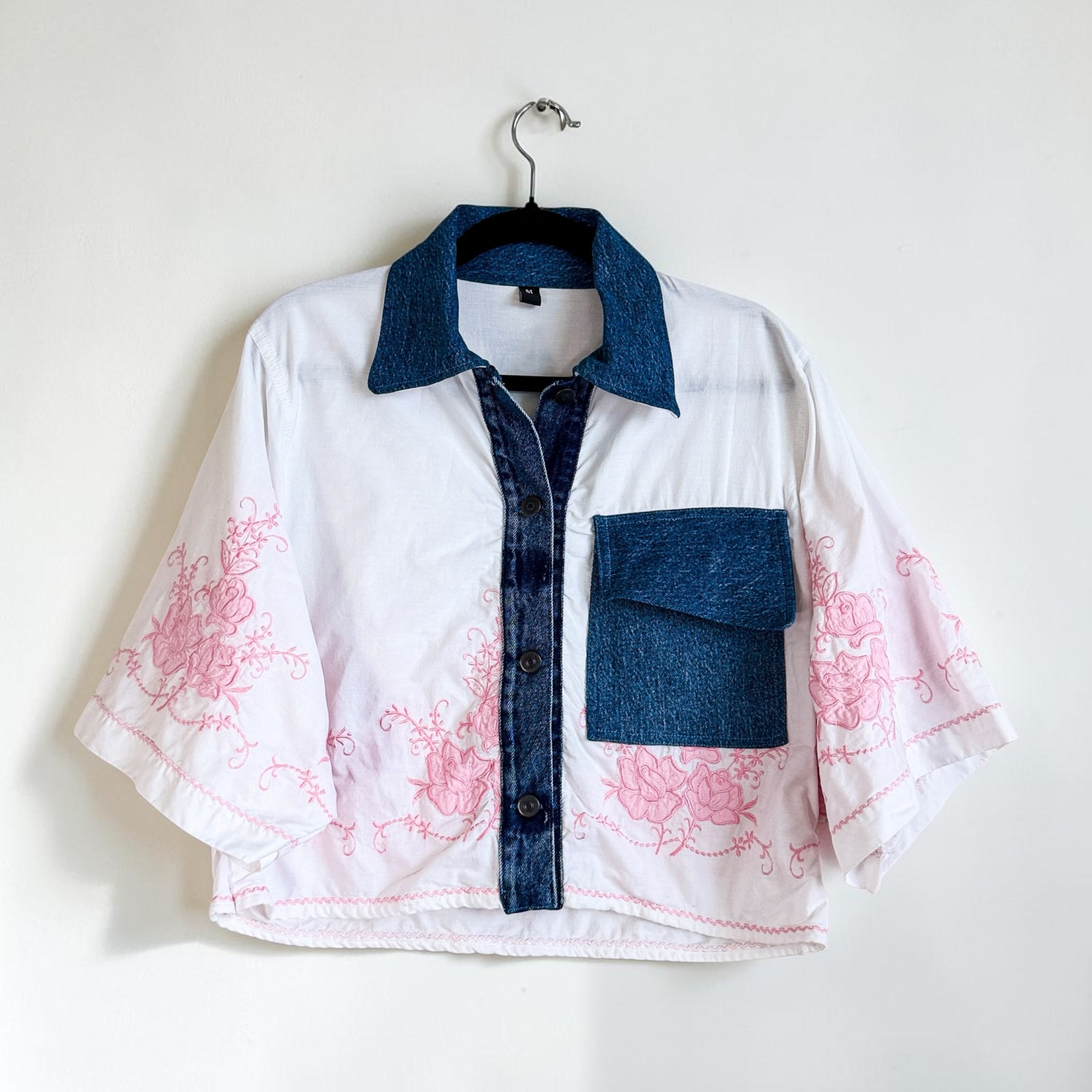 Tablecloth Top + Denim - Medium