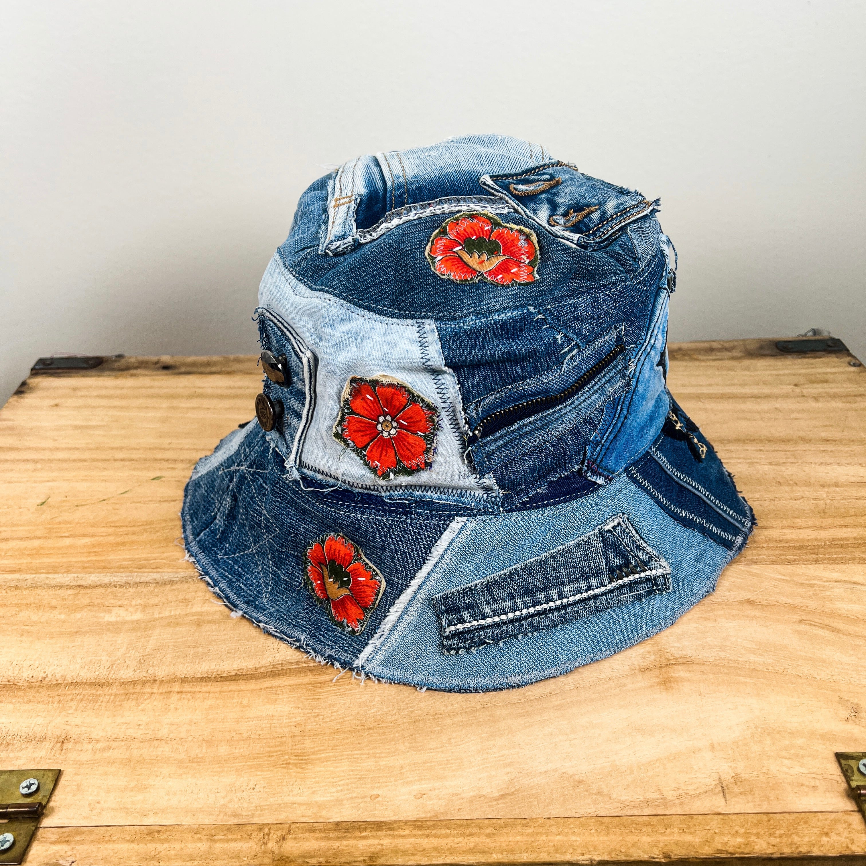 Denim Bucket Hat - Medium