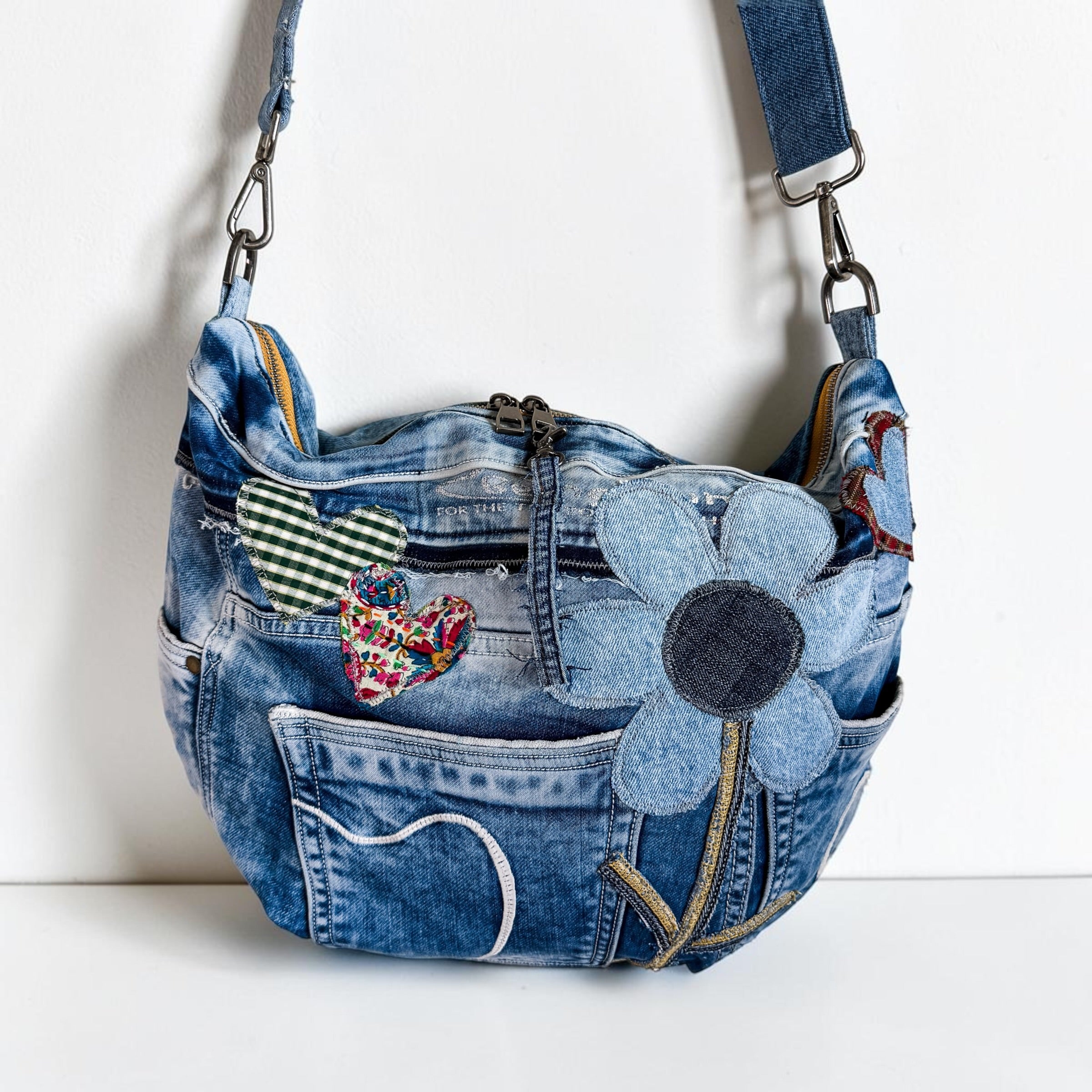 Denim Hippie Bag