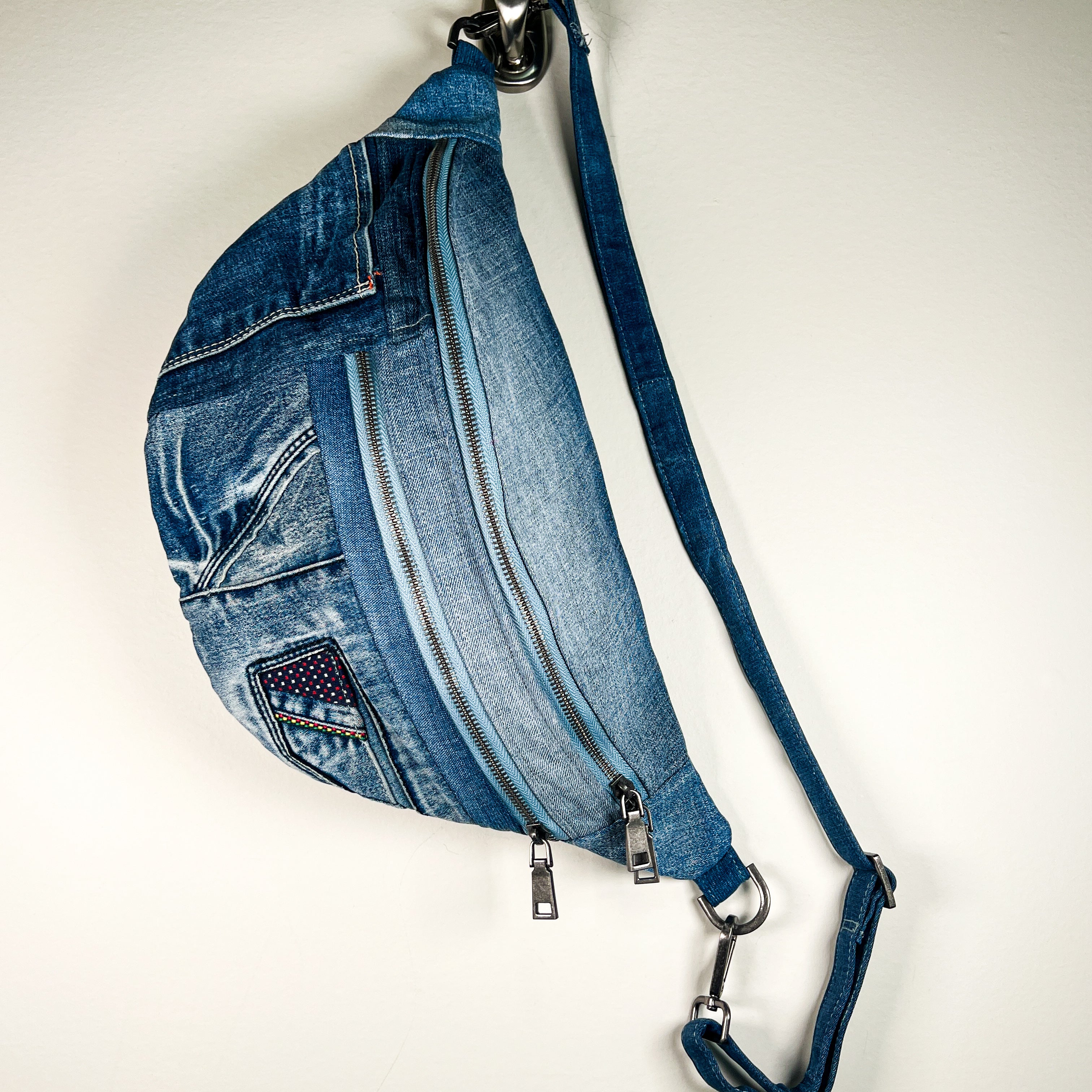 Jeans sling bag sale