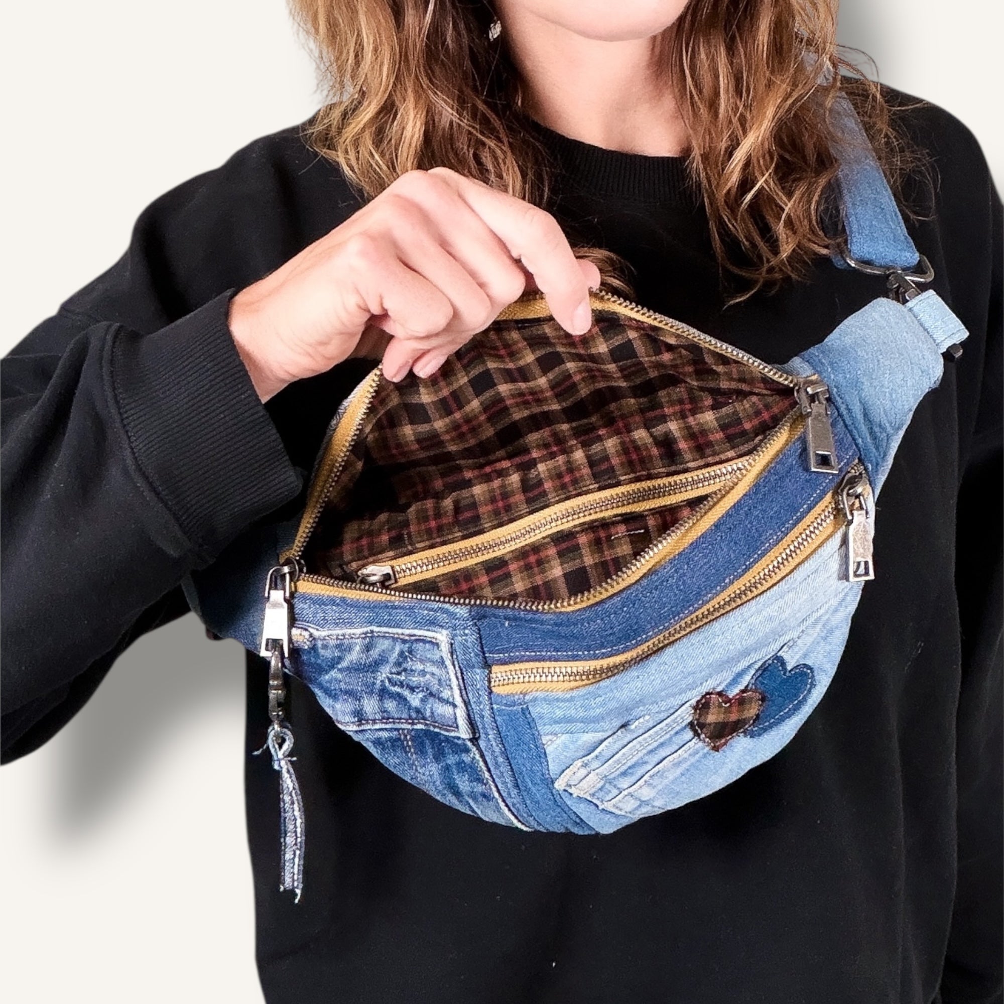 Denim Sling Bag