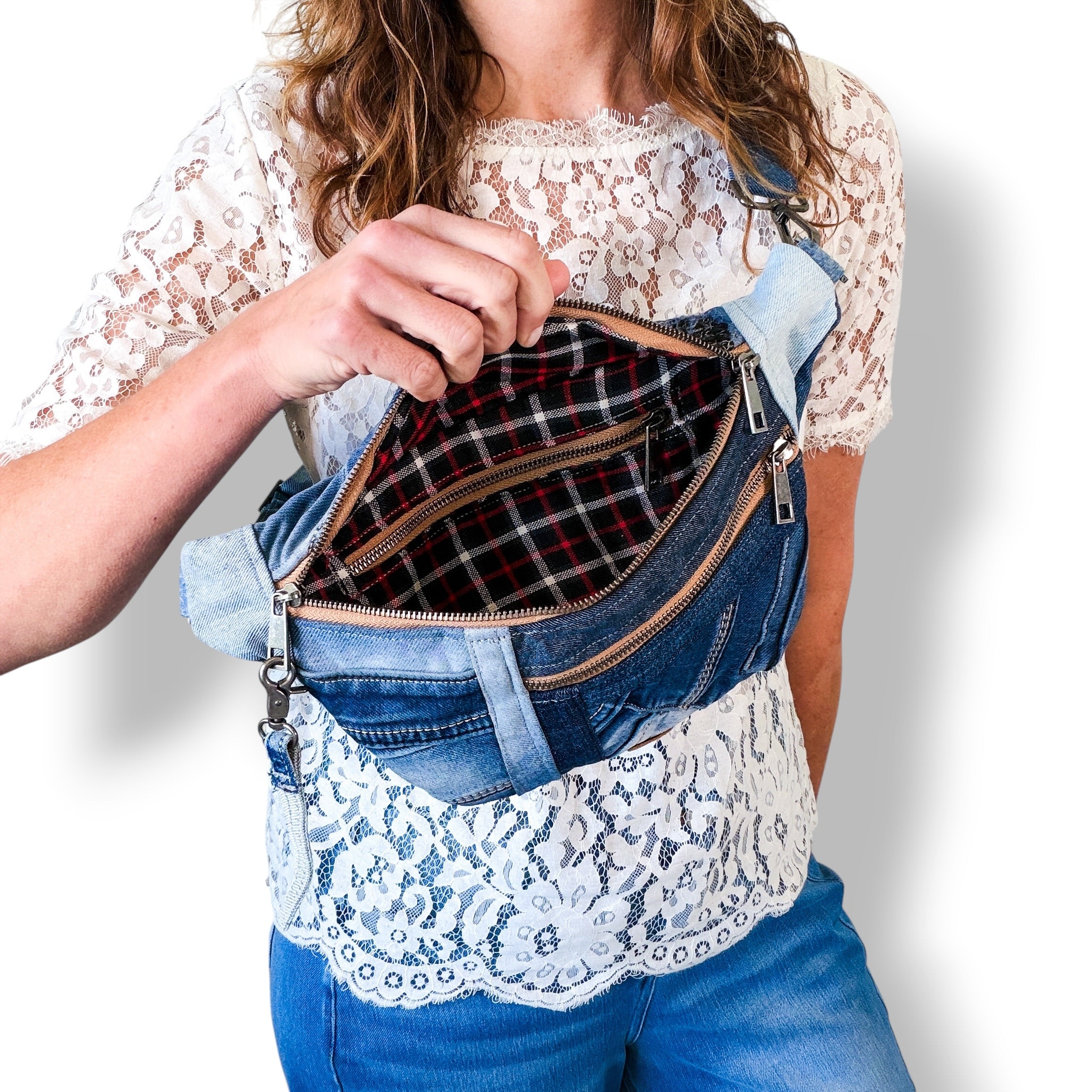 Denim Sling Bag