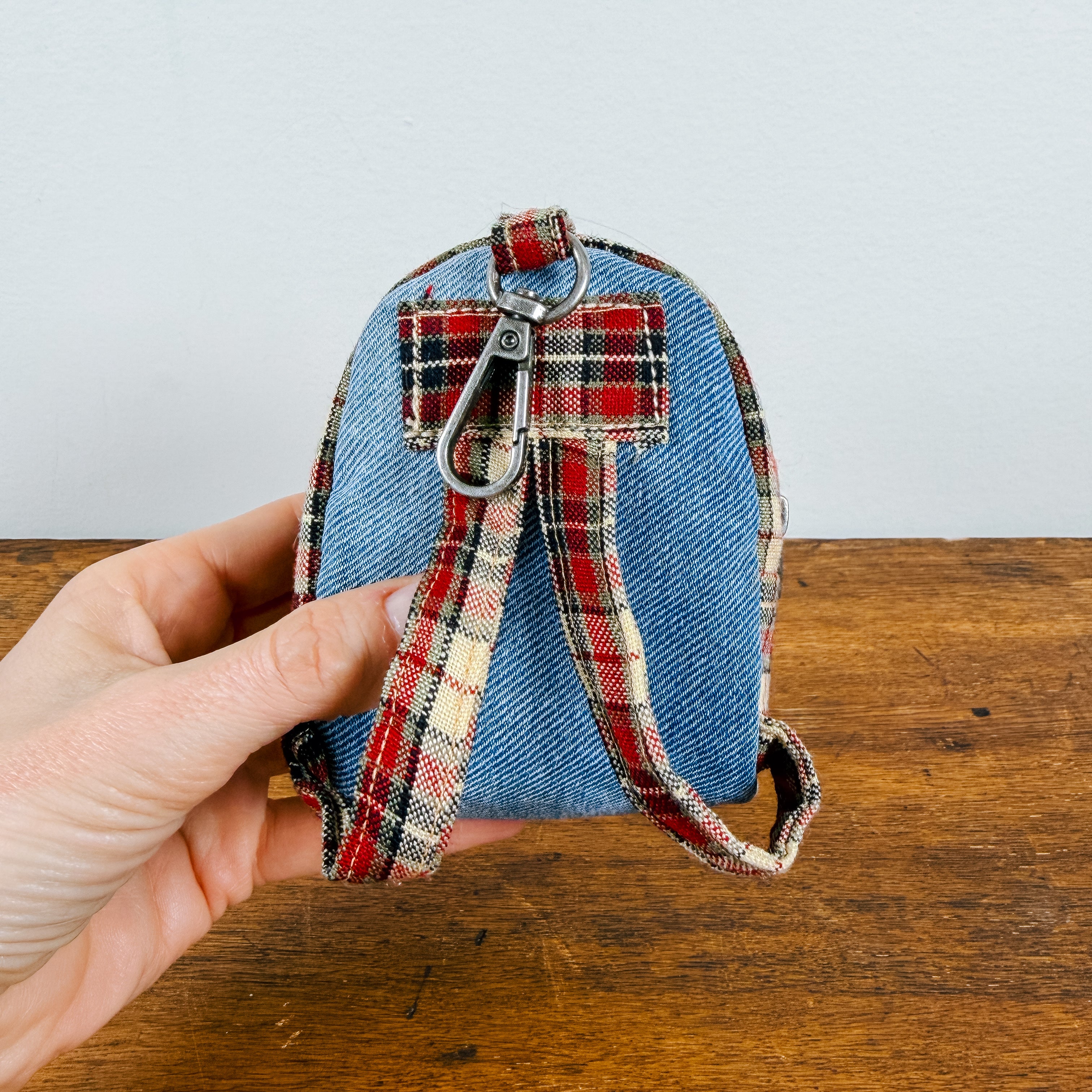 Upcycled Mini Backpack Pouch