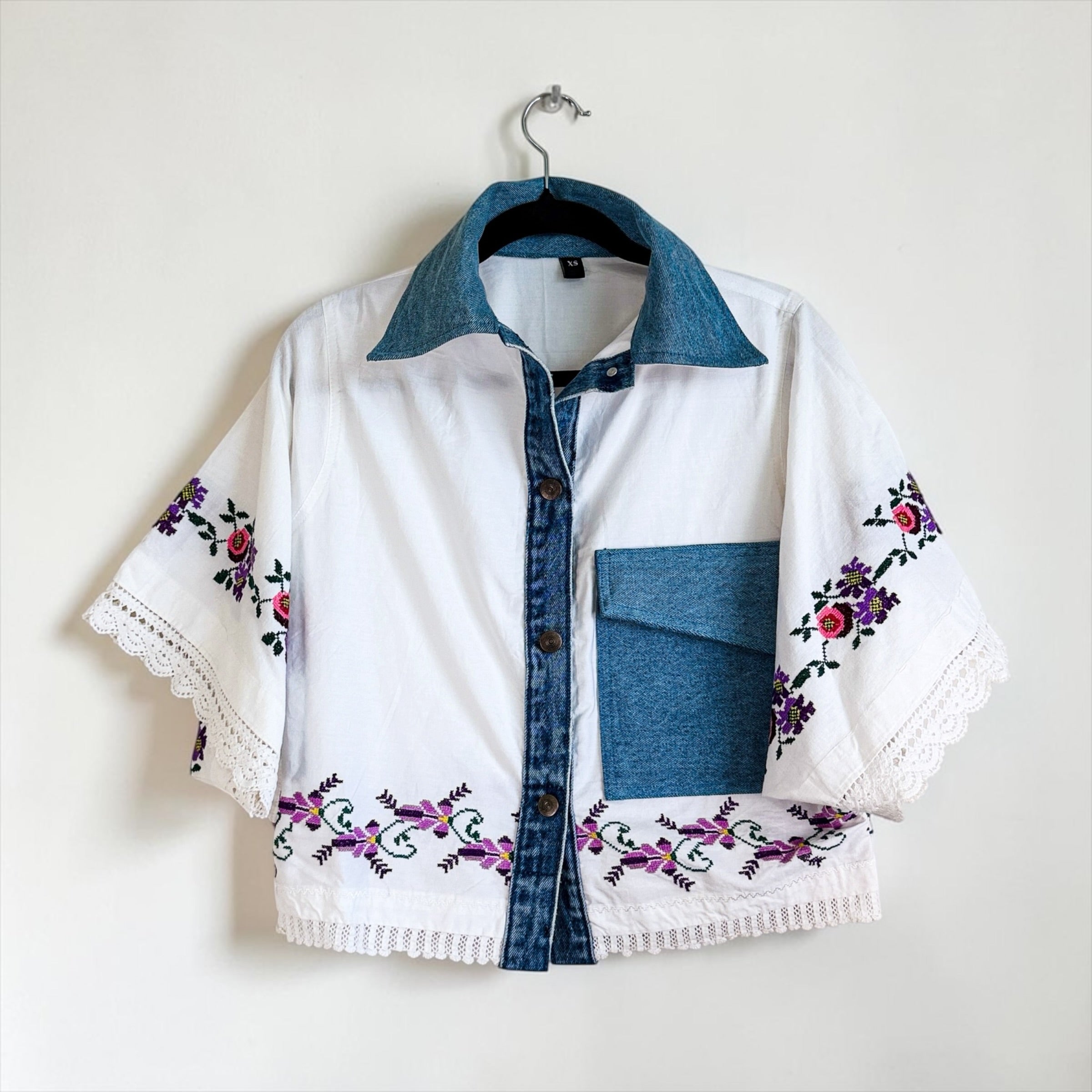 Tablecloth Top + Denim - XS