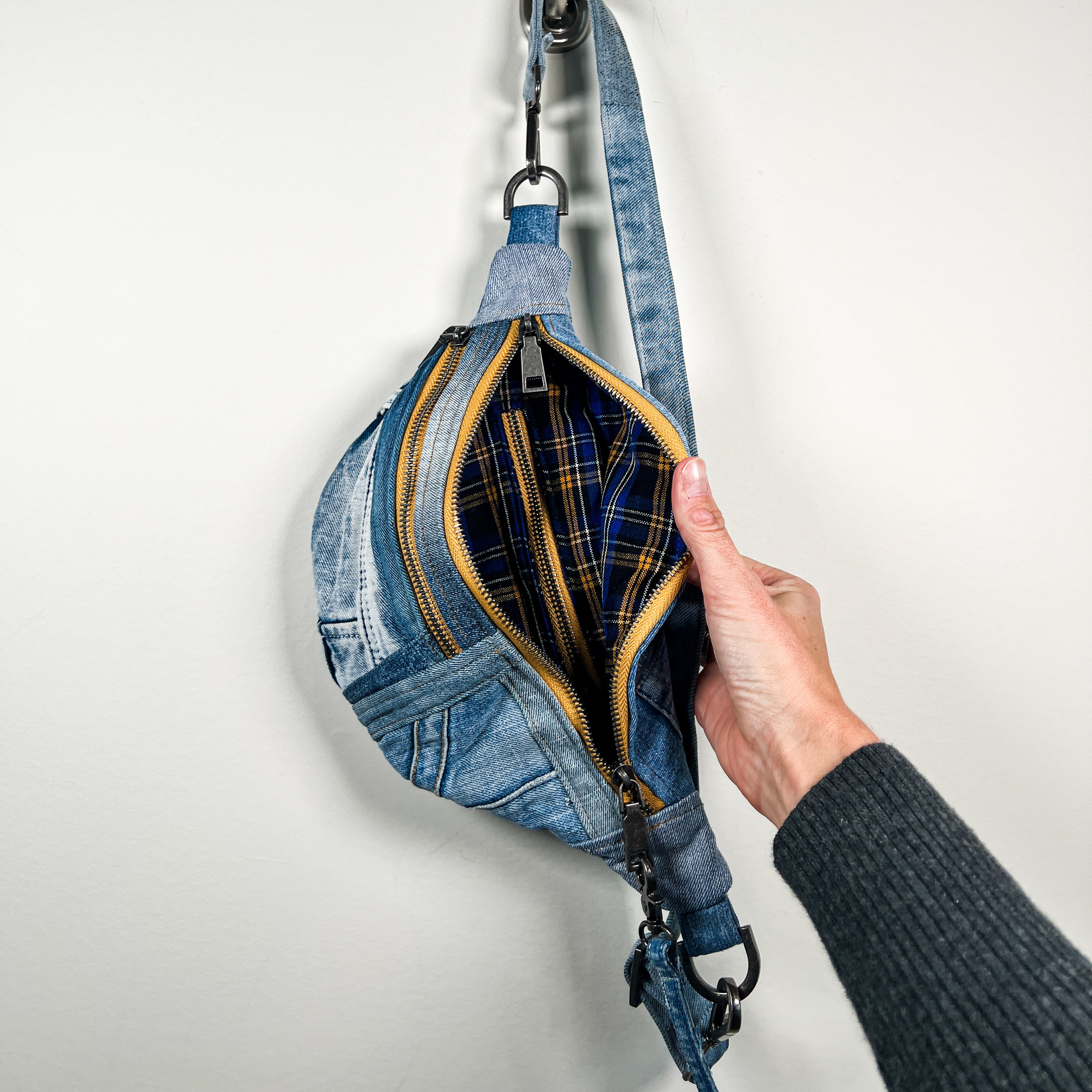 Denim Fanny Bag