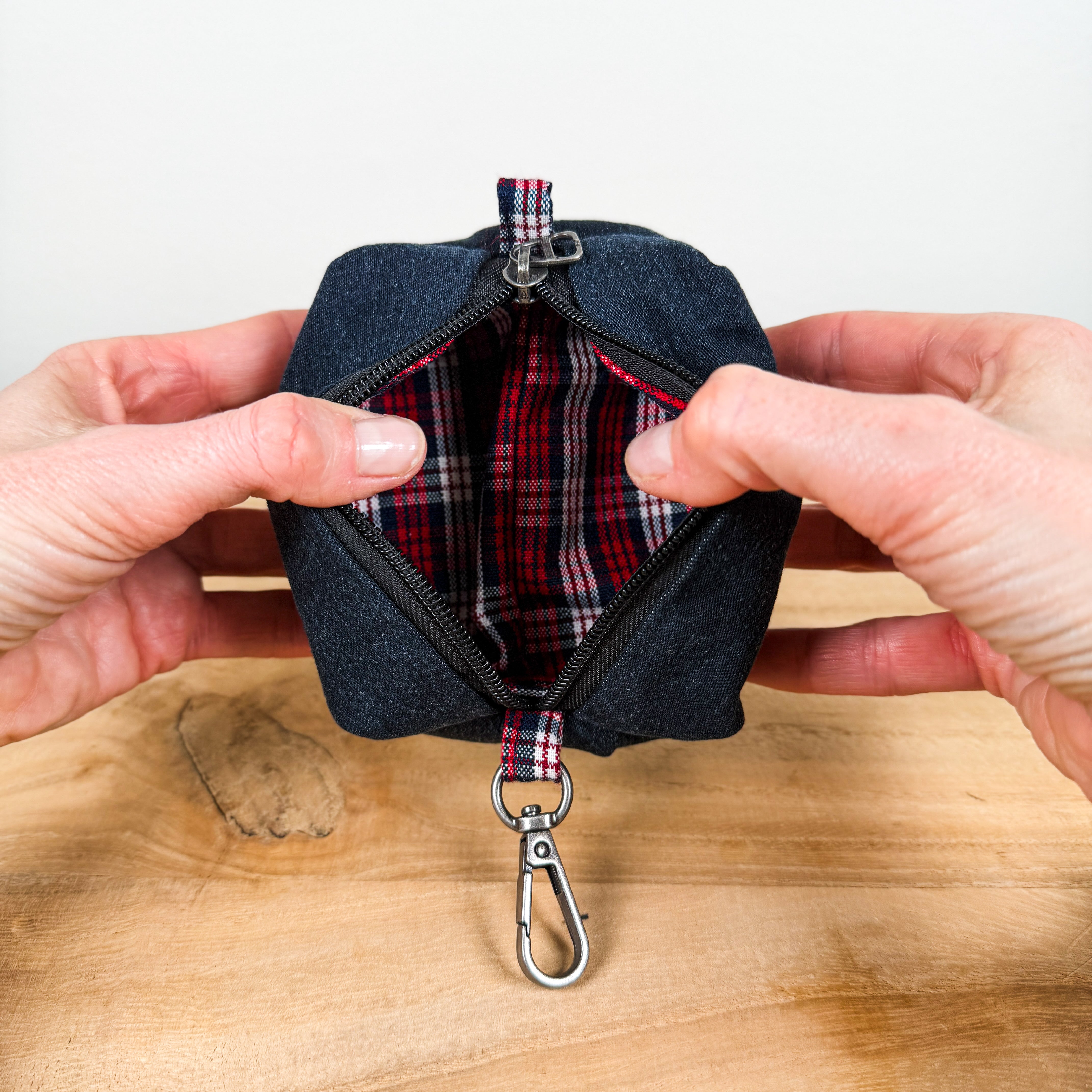 Upcycled Clip Pouch - Set of 2