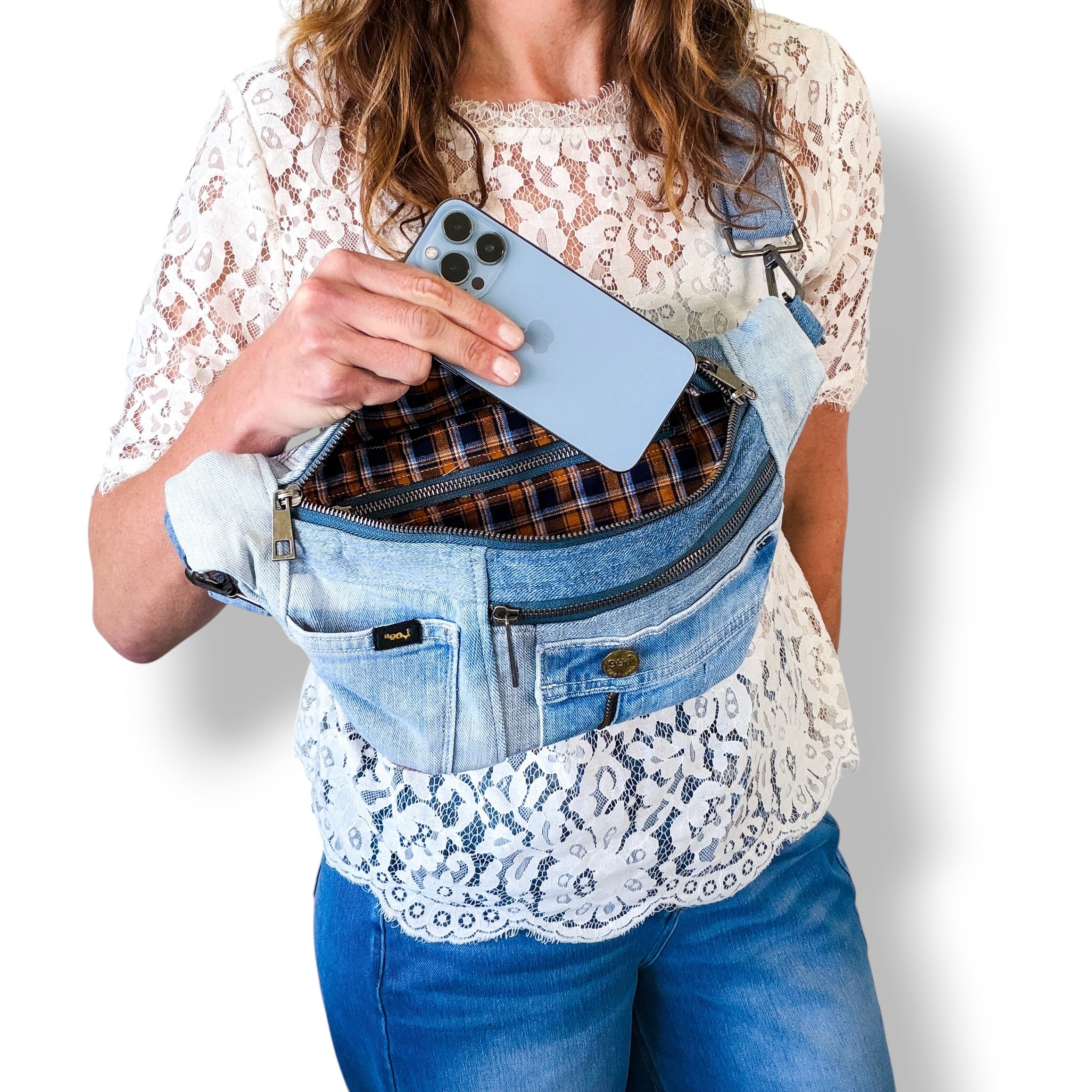 Denim Sling Bag