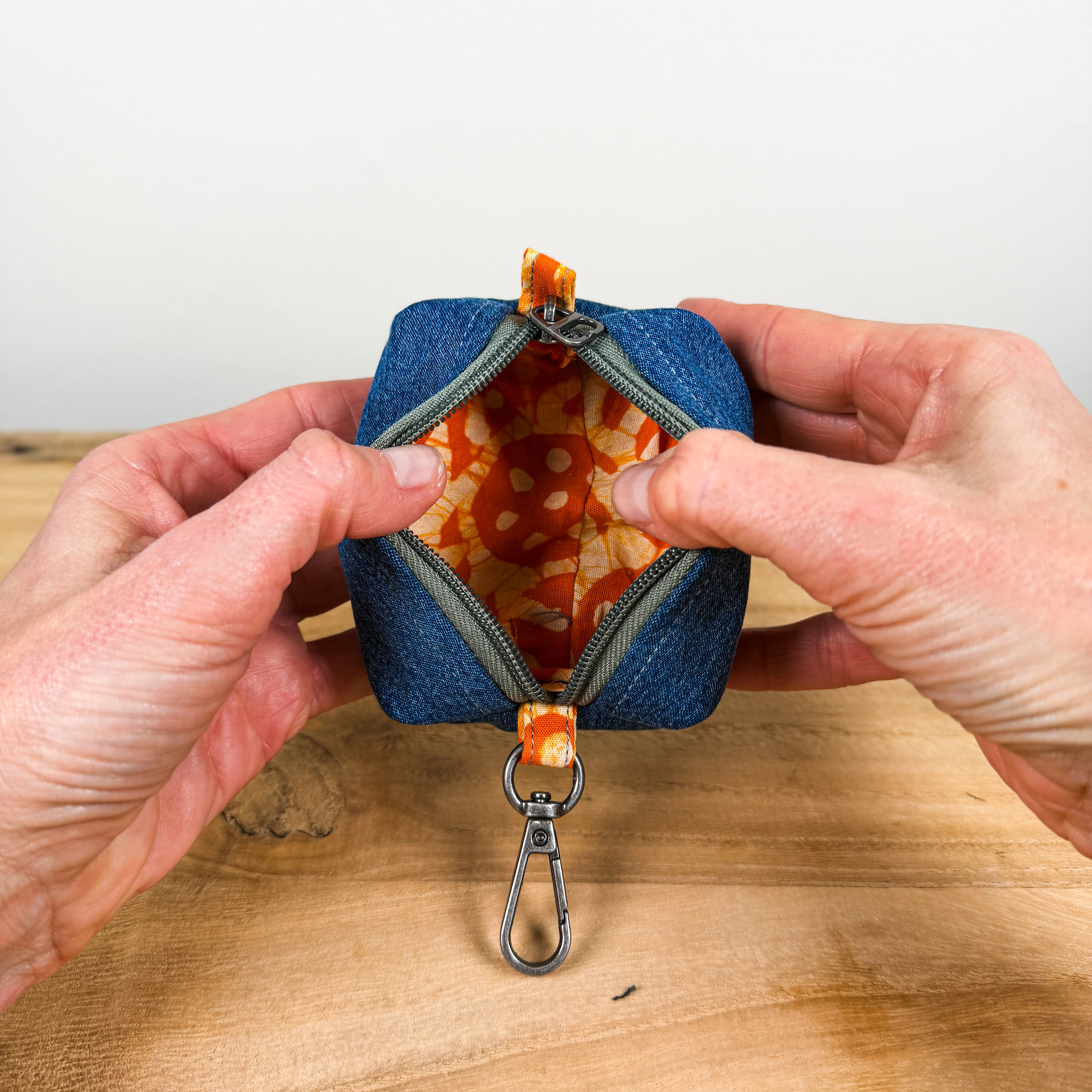 Upcycled Clip Pouch - Set of 2
